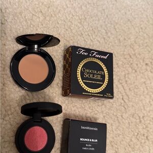 Too Faced Chocolate Soleil Bronzer and bareMinerals Bounce & Blur Blush Set